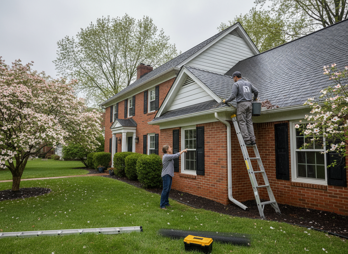 Maintaining Gutters to Prevent Spring Leak Issues in Montgomery Homes