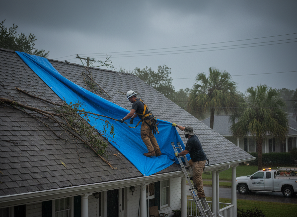 Emergency roofing service in Montgomery